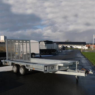 Henra MT354019 MachineTransporter Maskintrailer SPECIAL - toakslet med affjedring - 3.500 kg